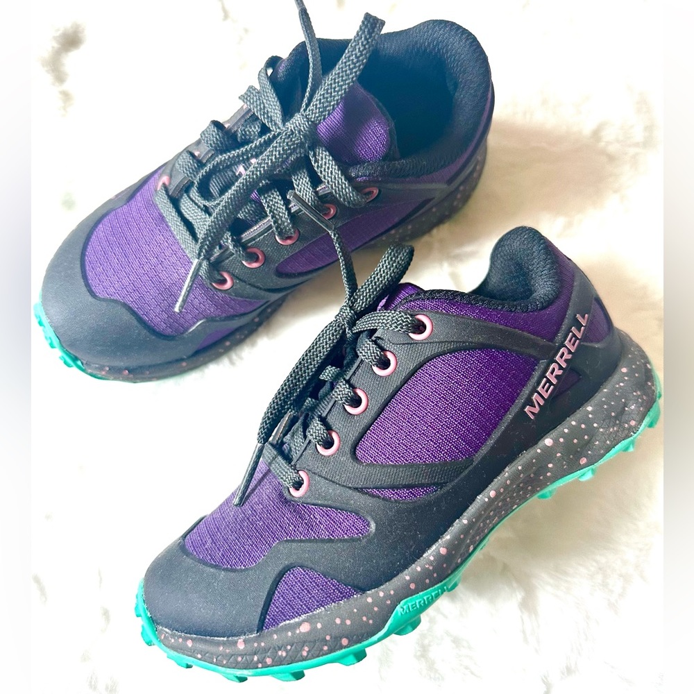 Merrell Altalight Low | Little Kids | Hiking Trail Shoes |  Acai Purple/Green